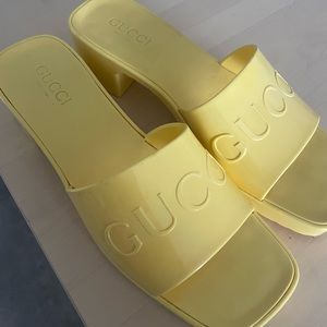 COPY - Authentic Gucci jelly slides